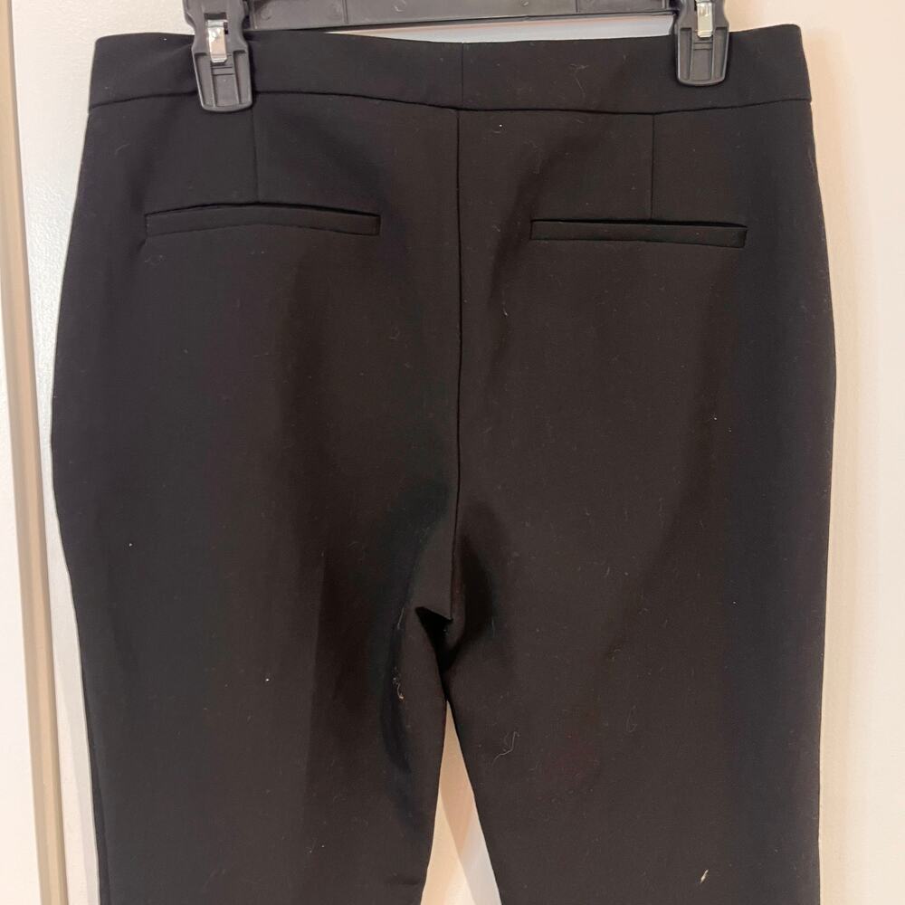 Zara Basic Collection Black High Rise Flat Front … - image 4